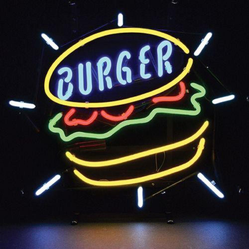 Burger Food Neon Sign