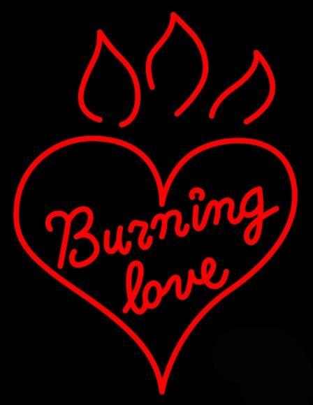 Burning Love Neon Sign Bar Sign Neon Light