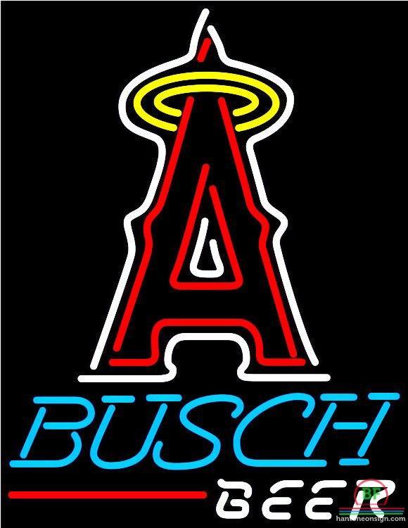 Busch Beer Anaheim Angels Neon Sign Teams Neon Light