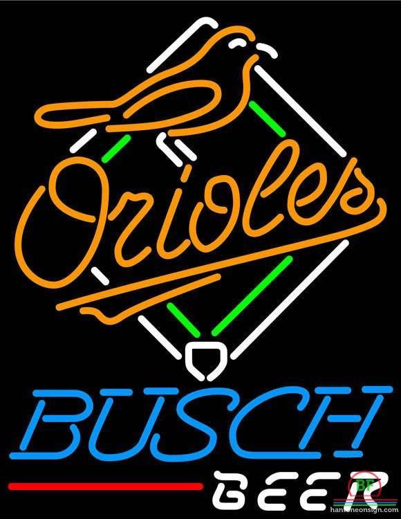 Busch Beer Baltimore Orioles Neon Sign Teams Neon Light