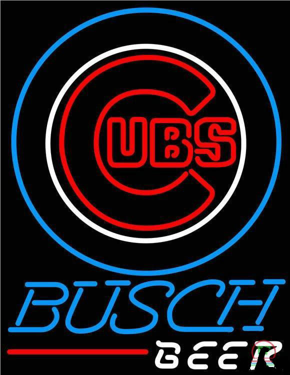 Busch Beer Chicago Cubs Neon Sign Teams Neon Light