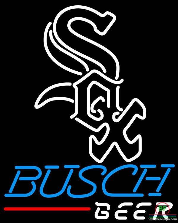 Busch Beer Chicago White Sox Neon Sign Teams Neon Light