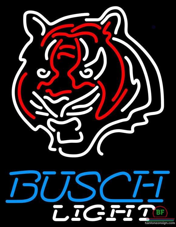 Busch Beer Cincinnati Bengals Neon Sign Teams Neon Light