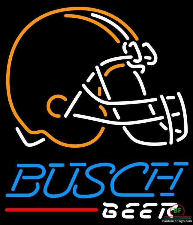 Busch Beer Cleveland Browns Neon Sign Teams Neon Light