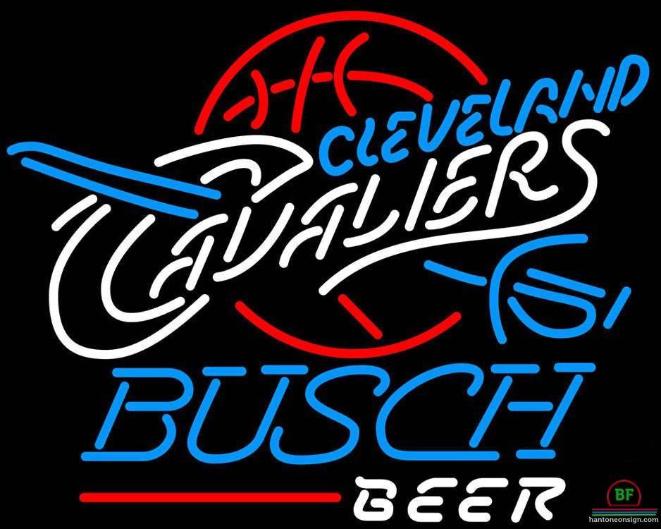 Busch Beer Cleveland Cavalier Neon Sign Teams Neon Light