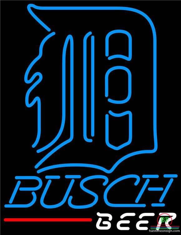 Busch Beer Detroit Tigers Neon Sign Teams Neon Light