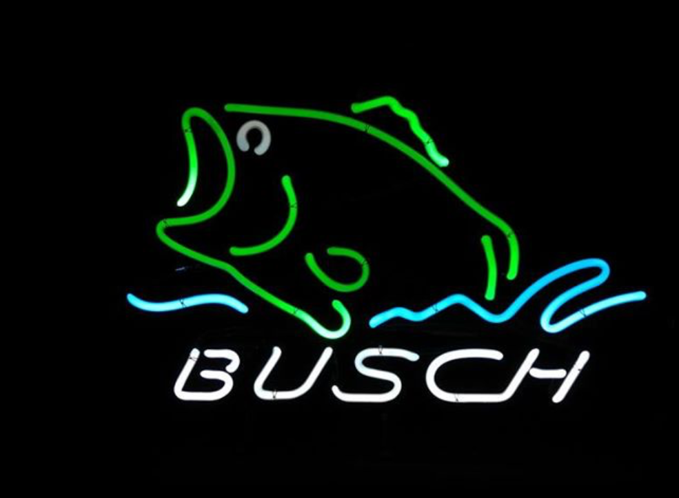 Busch Beer Fish Neon Sign Neon Light