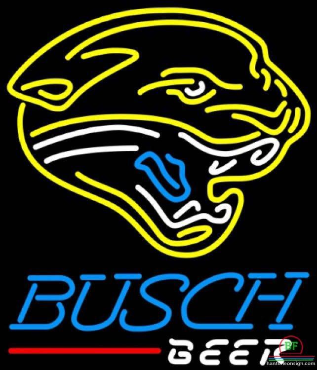 Busch Beer Jacksonville Jaguars Neon Sign Teams Neon Light