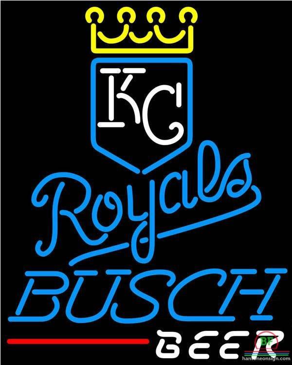 Busch Beer Kansas City Royals Neon Sign Teams Neon Light