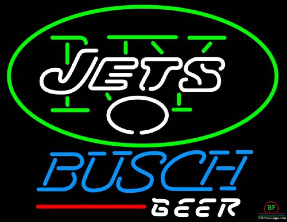 Busch Beer New York Jets Neon Sign Teams Neon Light
