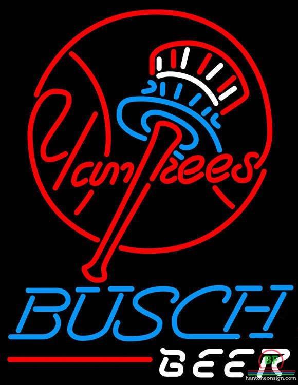 Busch Beer New York yankees Neon Sign Teams Neon Light