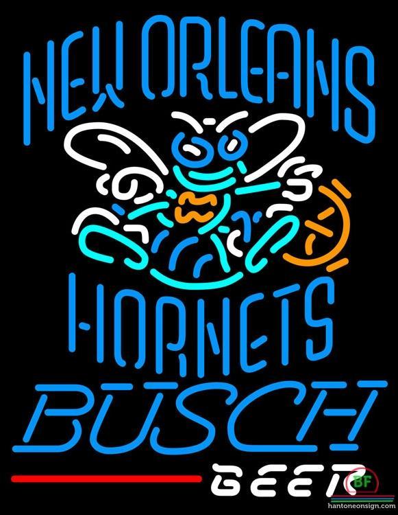 Busch Beer Orleans Hornets Neon Sign Teams Neon Light