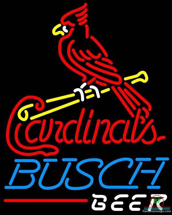 Busch Beer St Louis Cardinals Neon Sign Teams Neon Light