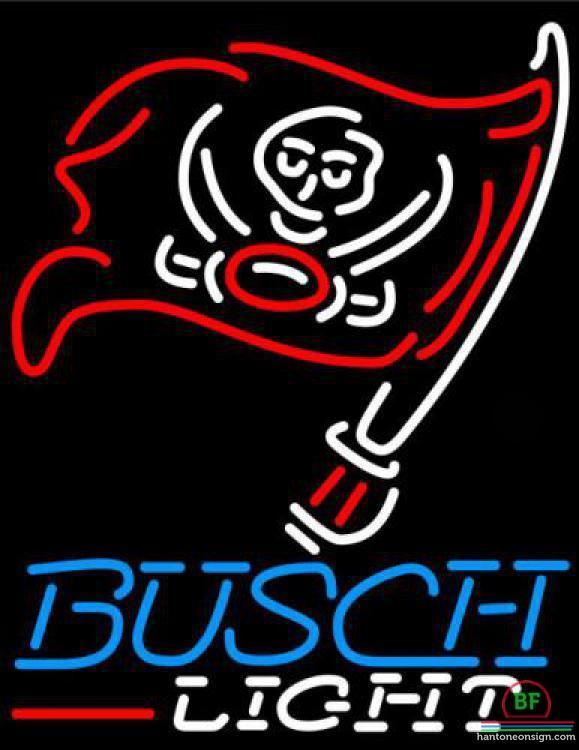 Busch Beer Tampa Bay Buccaneers Neon Sign Teams Neon Light
