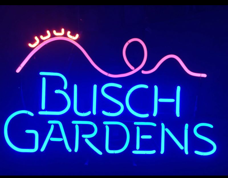 Busch Gardens Neon Sign Neon Light