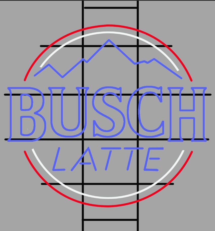 Busch Latte Neon Sign Rear Tube Neon Light – DIY Neon