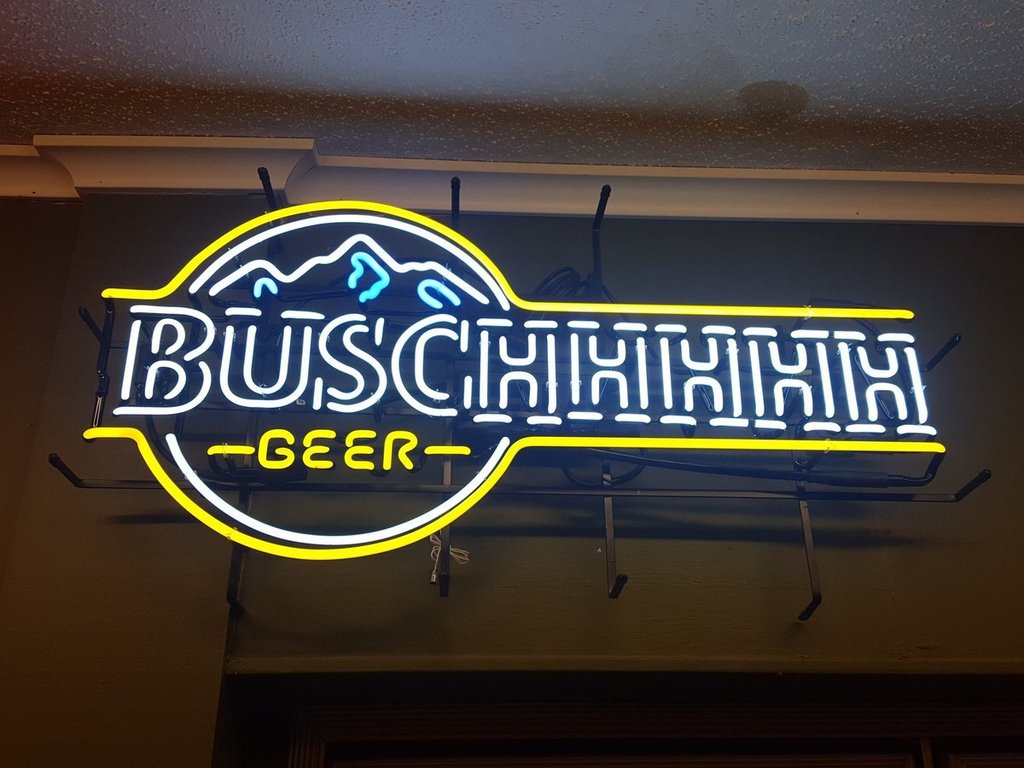 Busch Light Blue Neon Sign Neon Light