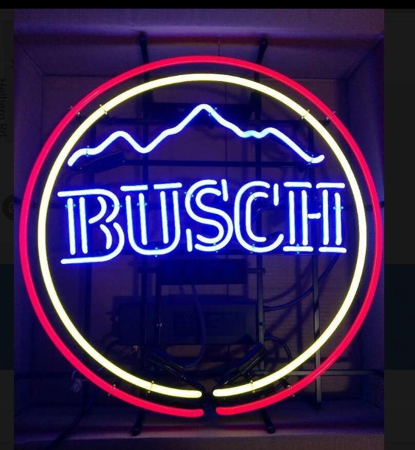 Busch Light Neon Sign Bar Sign Neon Light