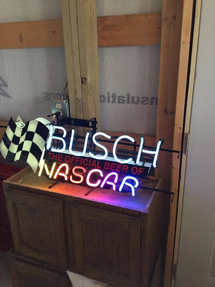 Busch Nascar Neon Sign Neon Light
