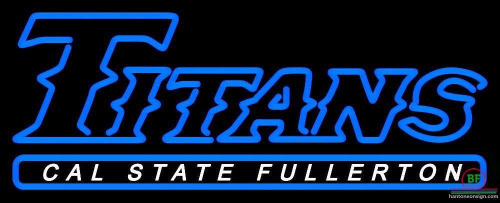 Cal State Fullerton Titans Neon Sign NCAA Teams Neon Light