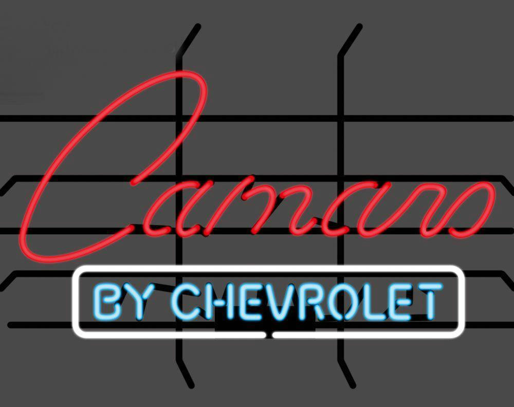 Camaro By Chevrolet Car Neon Sign Neon Light