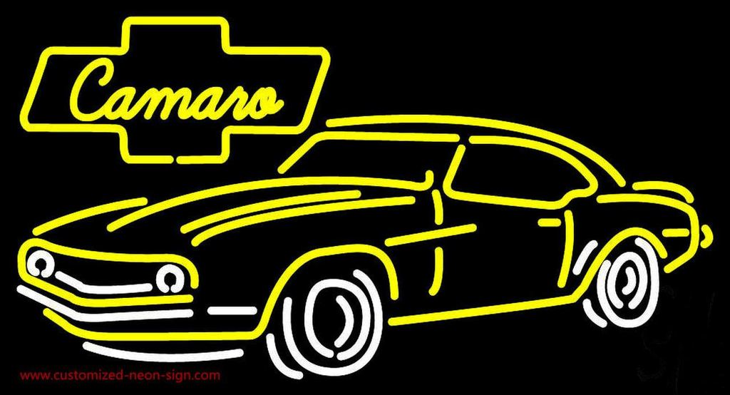 Camero SS Car Neon Sign Neon Light