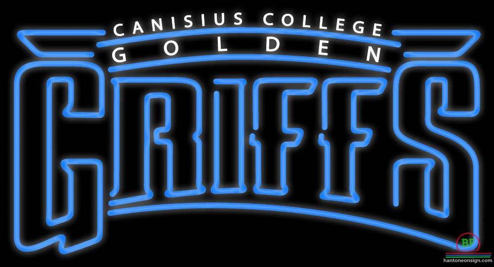 Canisius Golden Griffins Wordmark Neon Sign NCAA Teams Neon Light