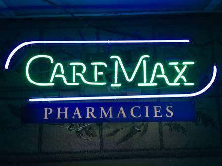 Caremax Pharmacy Neon Sign Bar Sign Neon Light