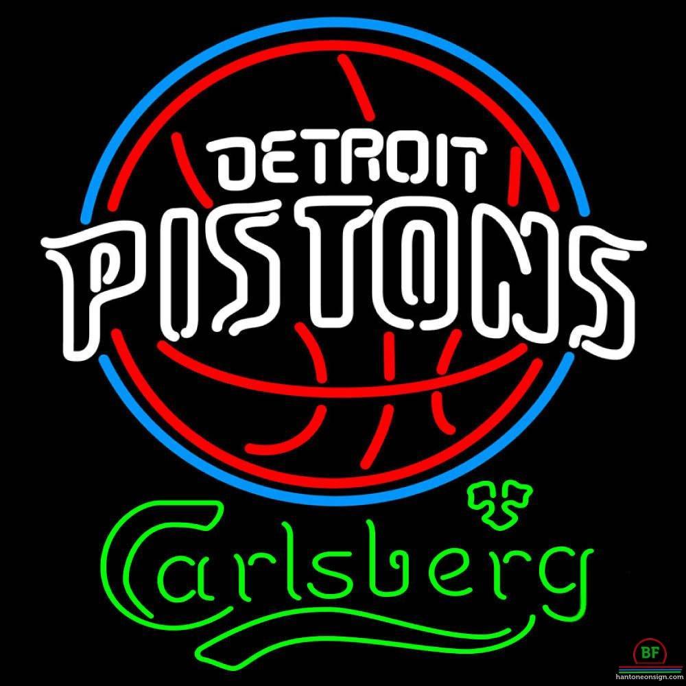 Carlsberg Detroit Pistons Neon Sign Teams Neon Light