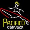 Cerveza Pacifica Surfing Neon Sign Bar Sign Neon Light
