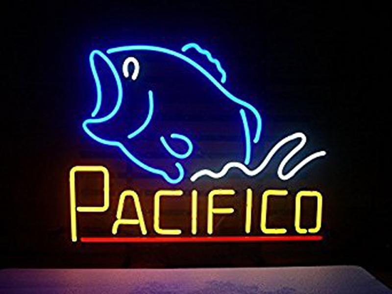Cerveza Pacifico Fish Neon Sign