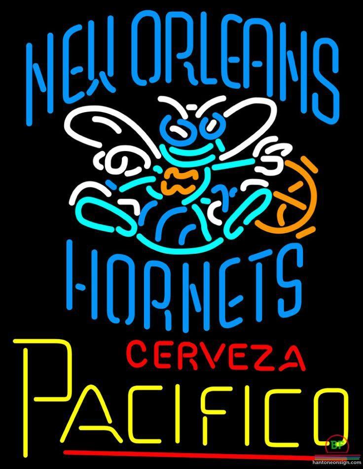 Cerveza Pacifico Orleans Hornets Neon Sign Teams Neon Light
