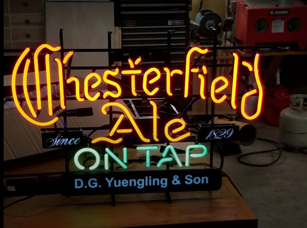 Chesterfield Ale On Tap Neon Sign Neon Light