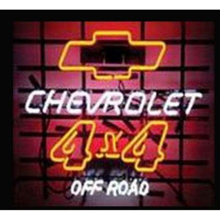 Chevrolet 4X4 Off Road Neon Sign Bar Sign Neon Light