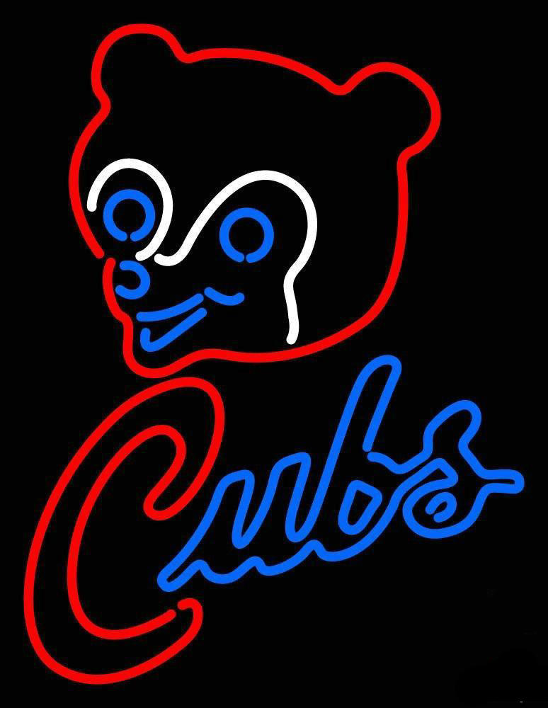 Chicago Cubs LOGO Neon Sign Teams Neon Light