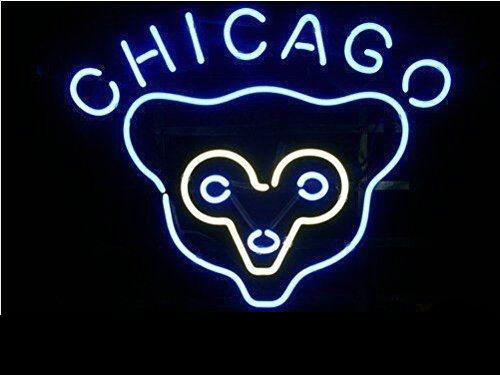 Chicago Cubs LOGO Neon Sign Teams Neon Light