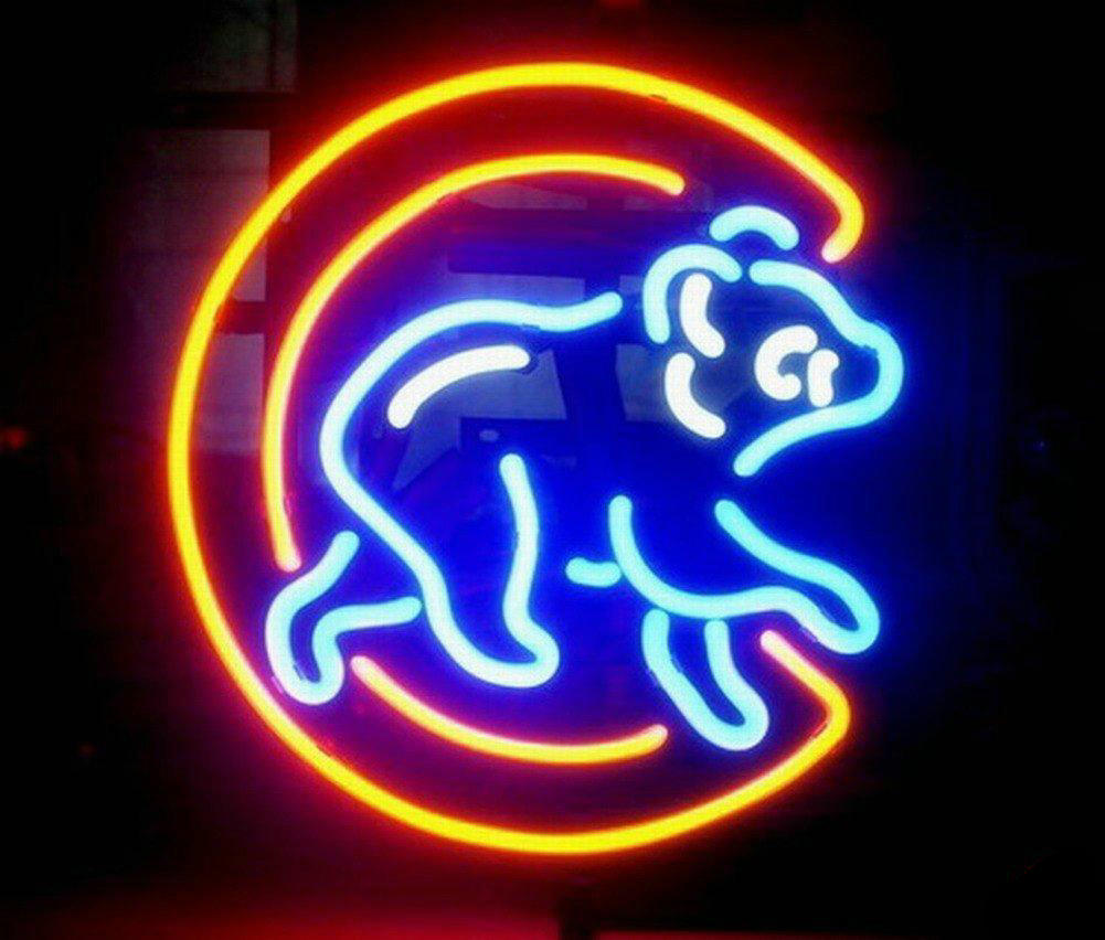 Chicago Cubs LOGO Neon Sign Teams Neon Light