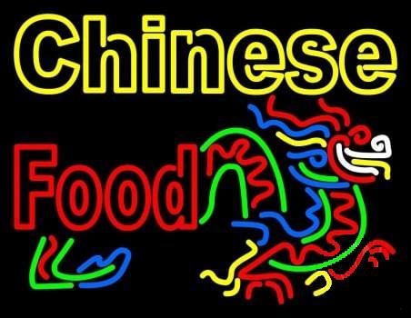 Chinese Food Logo Neon Sign Bar Sign Neon Light