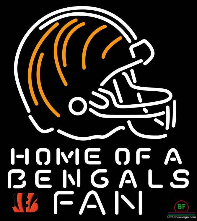 Cincinnati Bengals Home Of A Fan Neon Sign Teams Neon Light