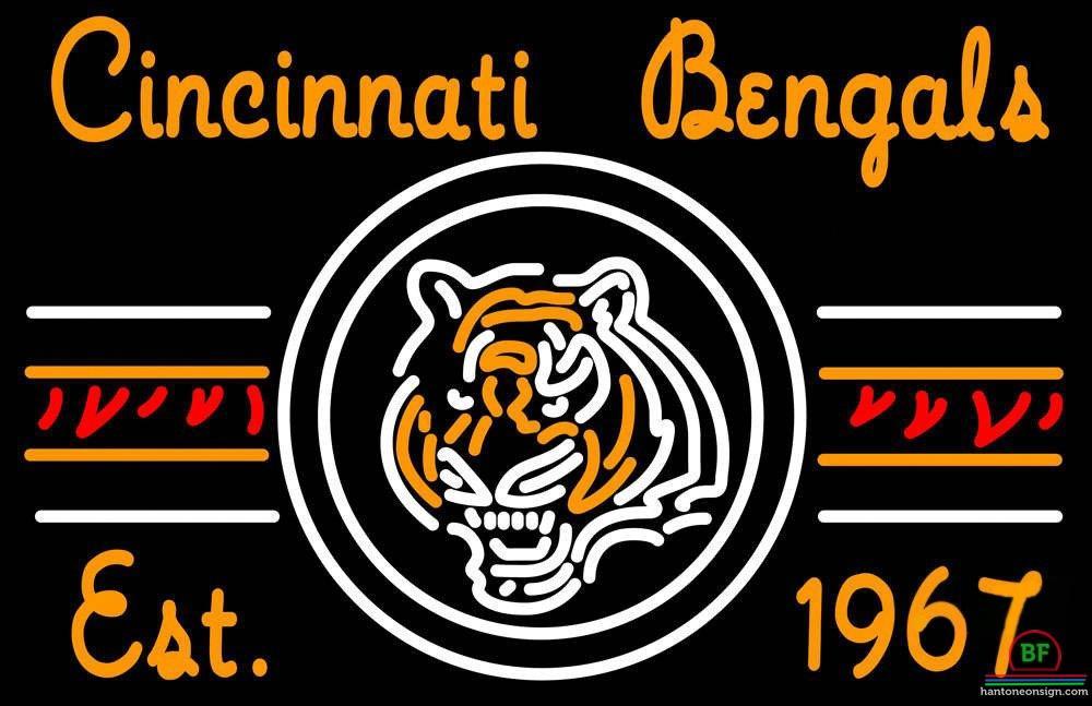 Cincinnati Bengals Neon Sign Teams Neon Light