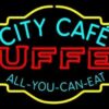 City Cafe All You Can Eat Buffet Neon Sign Bar Sign Neon Light