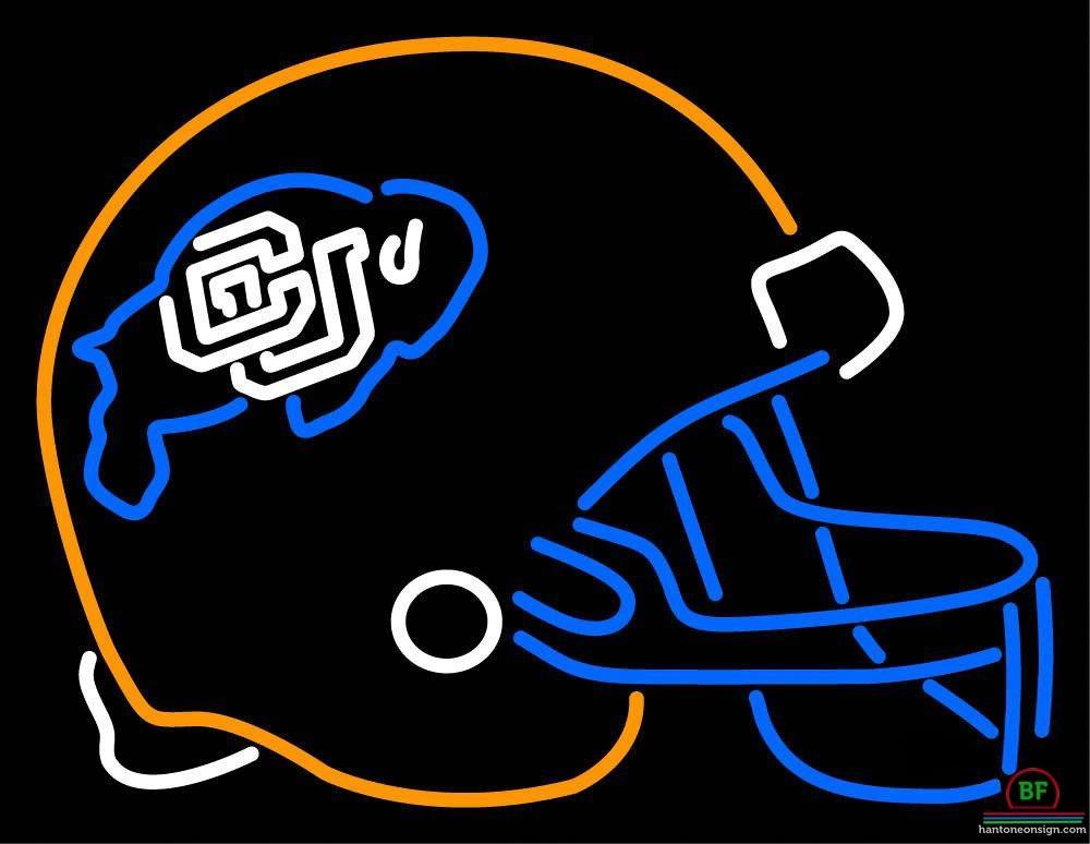 Colorado Buffaloes Helmet Neon Sign NCAA Teams Neon Light
