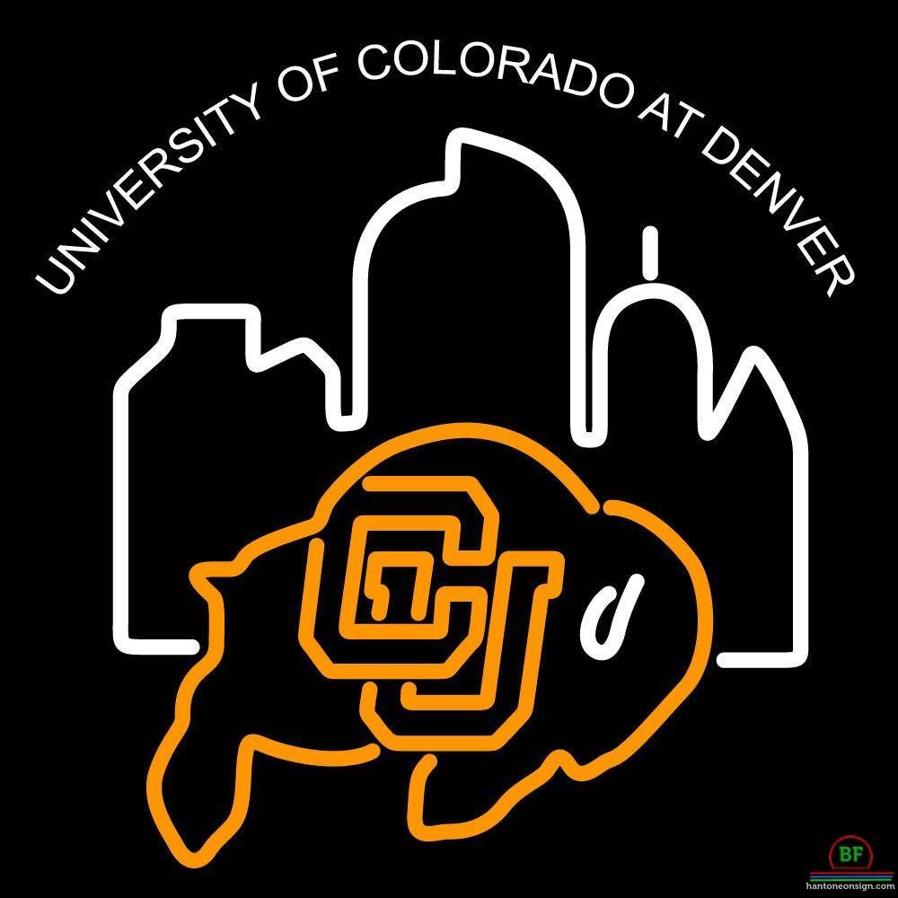 Colorado Buffaloes Wordmark Neon Sign NCAA Teams Neon Light