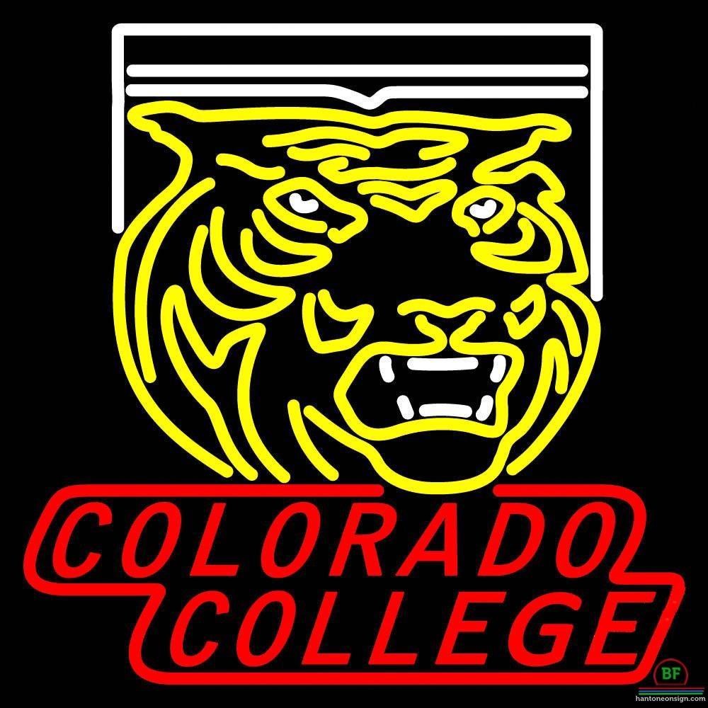 Colorado College Tigers Neon Sign NCAA Teams Neon Light