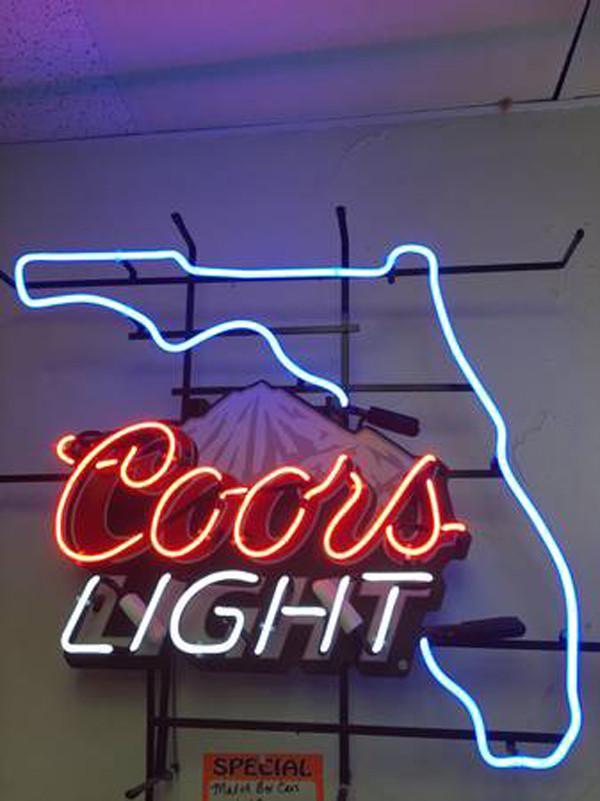 Coors Light Florida Neon Sign Real Neon Light DIY Neon