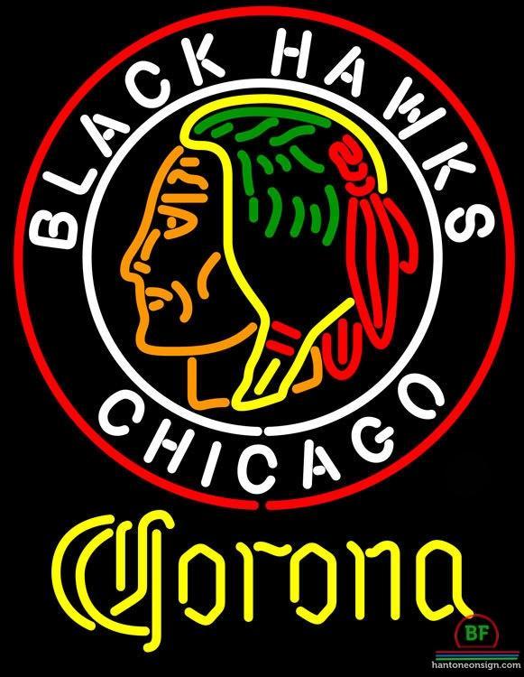 Corona Chicago Blackhawks Neon Sign Teams Neon Light