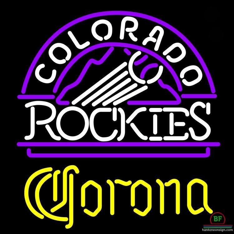 Corona Colorado Rockies Neon Sign Teams Neon Light