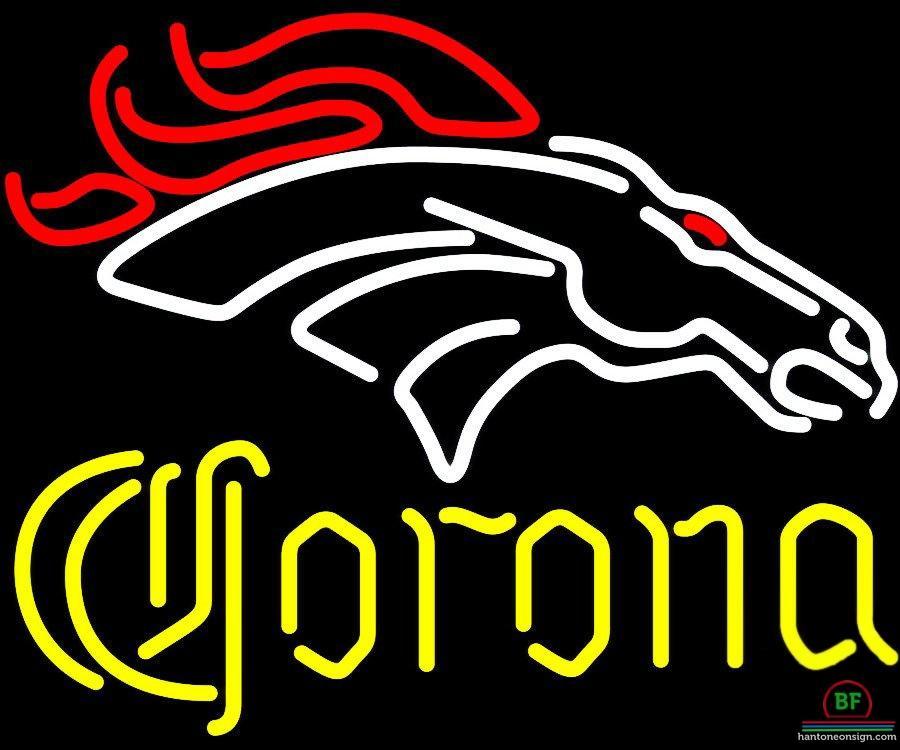 Corona Denver Broncos Neon Sign Teams Neon Light