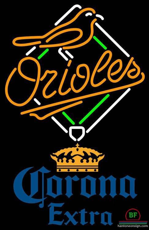 Corona Extra Baltimore Orioles Neon Sign Teams Neon Light
