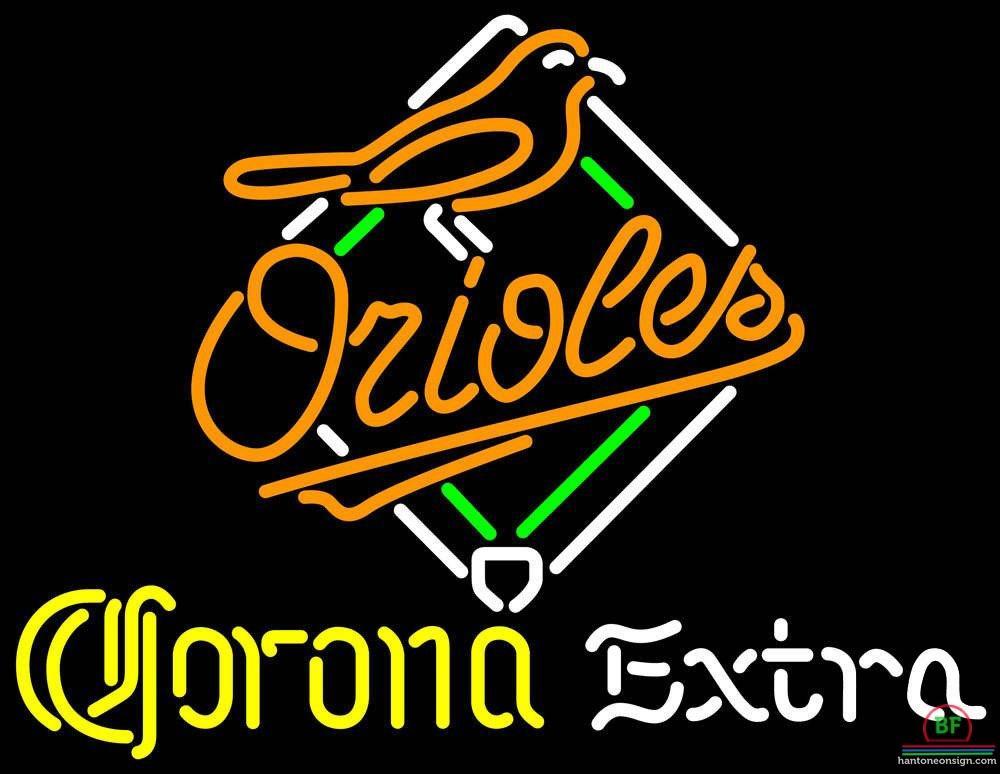 Corona Extra Baltimore Orioles Neon Sign Teams Neon Light